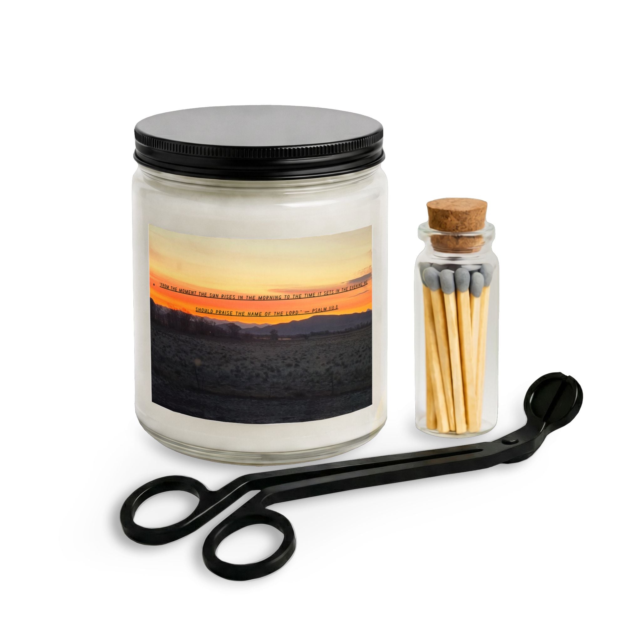 Candle Set with Matches and Wick Trimmer