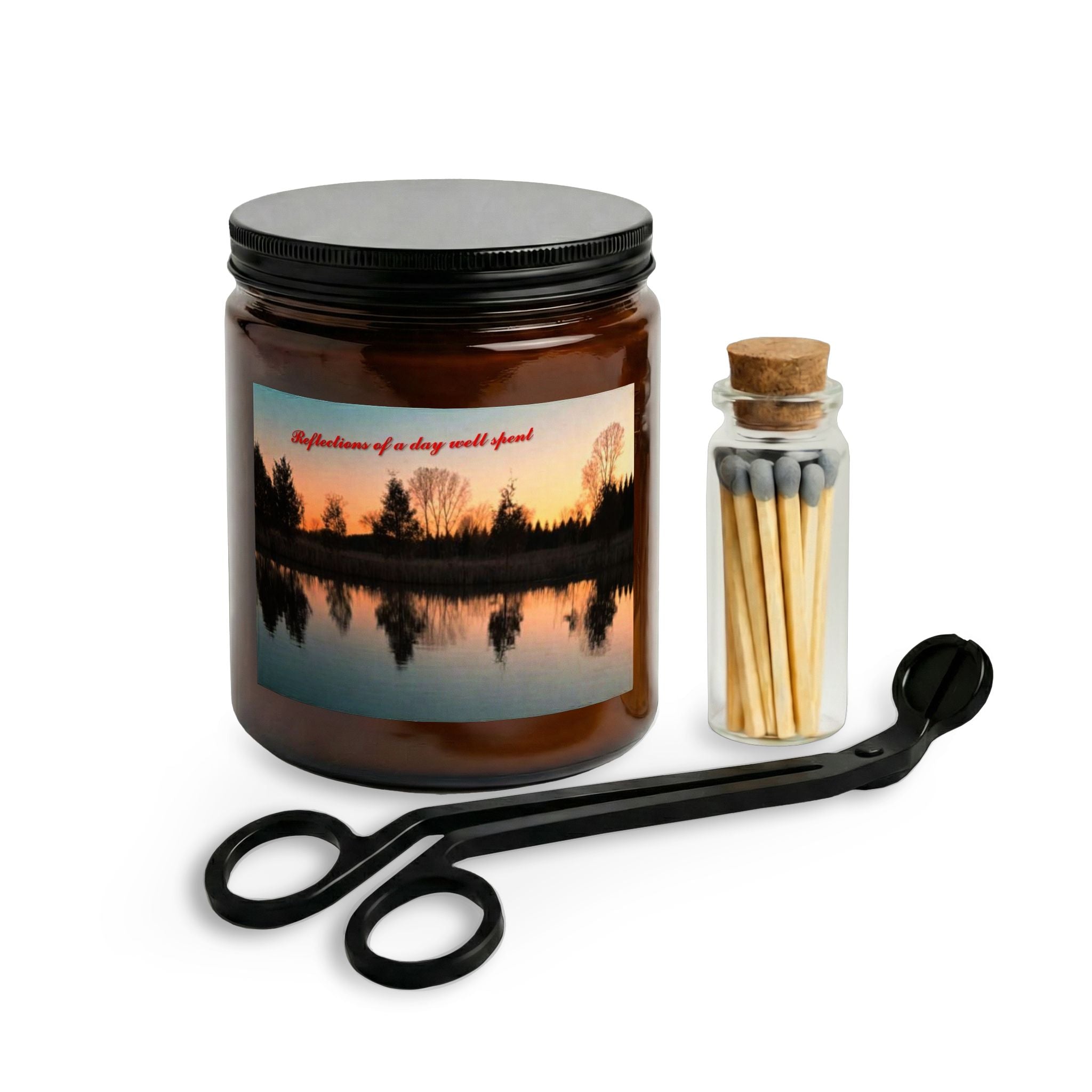 Candle Set with Matches and Wick Trimmer