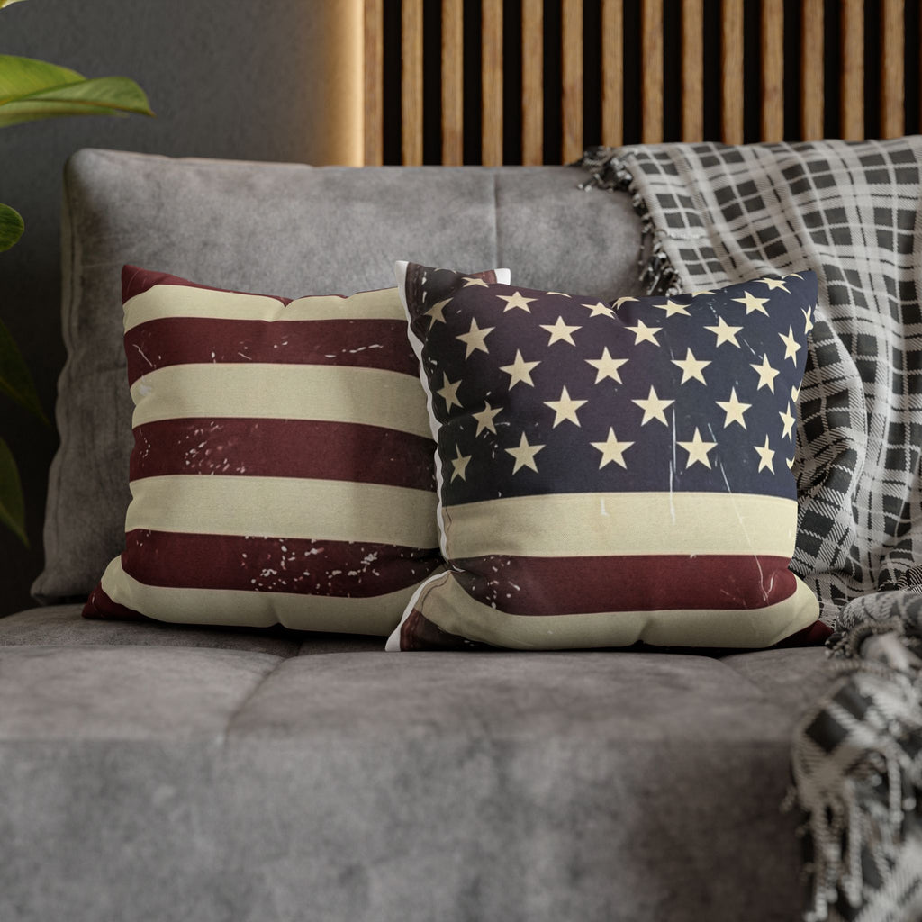 Spun Polyester Square Pillowcase