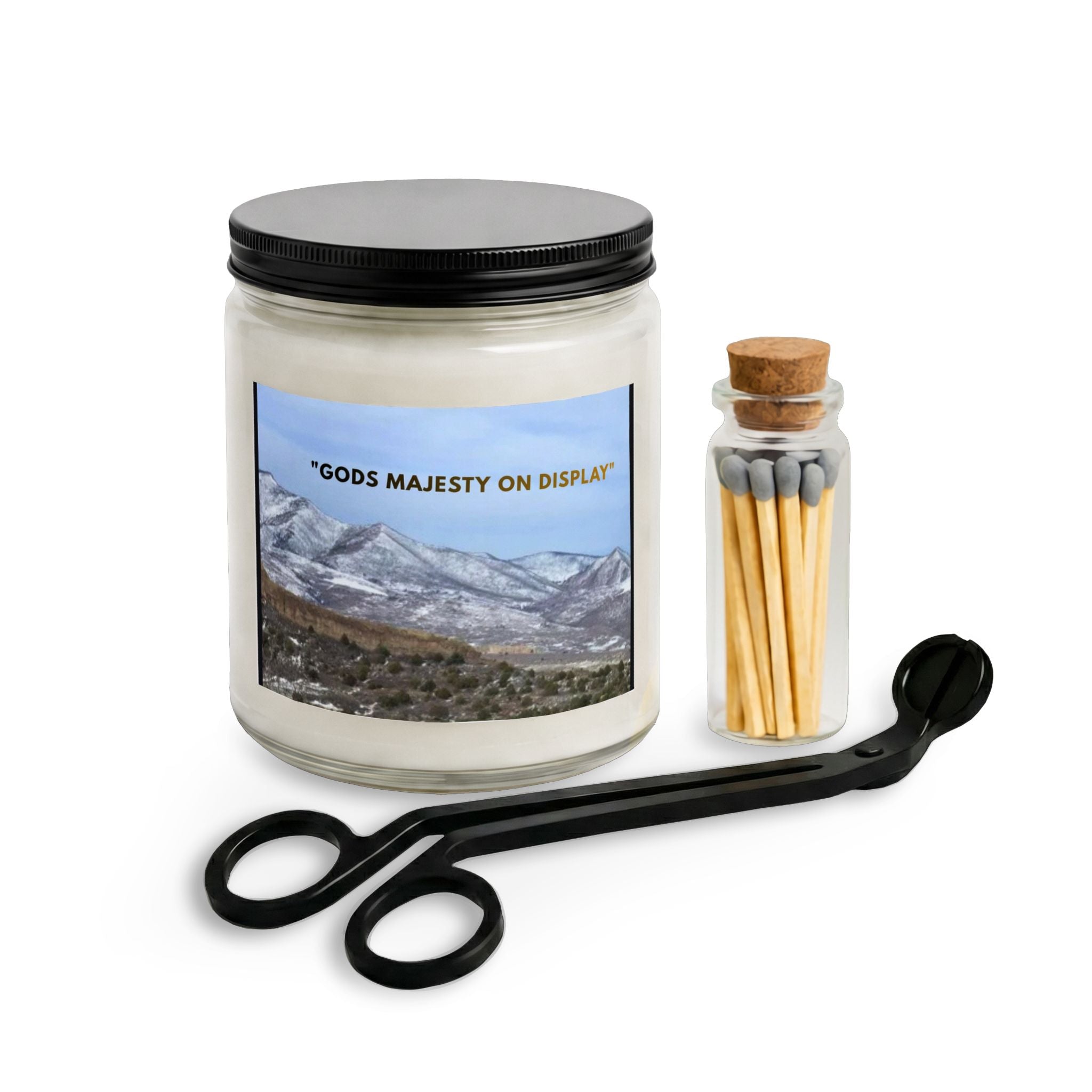 Candle Set with Matches and Wick Trimmer