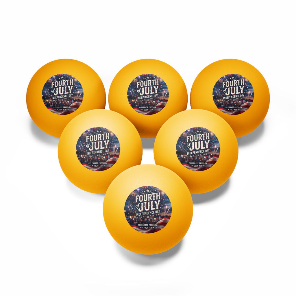 Ping Pong Balls, 6 pcs